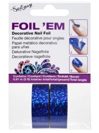 Rollo decoracion uñas Foil Em Dark Blue